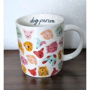 Parker Lane Colorful Dog Person Stoneware Coffee Tea Mug Cup Dogs Puppies 16 Oz